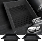 SCREW RHINO front view of both underseat bins showing compact storage benefit