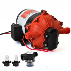 SEAFLO pump front assembly showing rugged housing and reliable performance