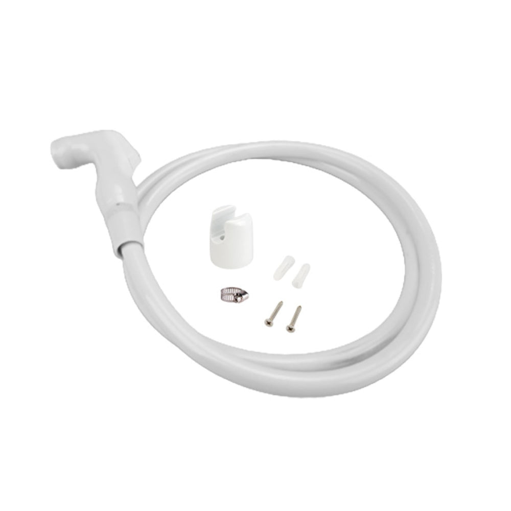 SEAFLO hand sprayer front view showing compact design and easy-install benefit