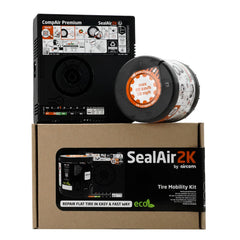 SealAir2k compact compressor close-up for quick inflation