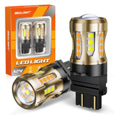 SEALIGHT 3157 front view showing dual-color LED array and housing for clear upgrade