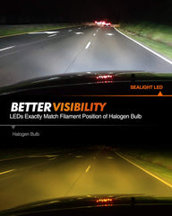 SEALIGHT 880 installed in vehicle fog housing demonstrating plug-and-play convenience