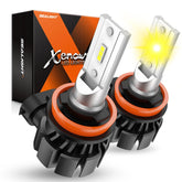 SEALIGHT front packaging showing H11 yellow fog bulbs and benefits