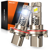SEALIGHT front packaging showing two H13/9008 bulbs and benefits