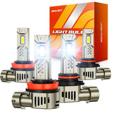 SEALIGHT front view pack of 4 showing compact plug-and-play design and easy replacement benefit