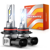 SEALIGHT front view of two H10/9145 bulbs showing compact design and easy upgrade