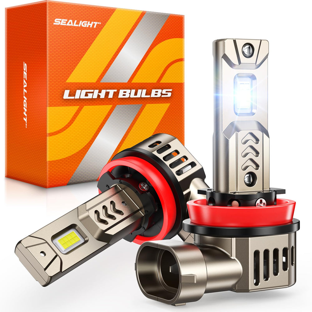 SEALIGHT front view of pair showing compact plug-and-play design and bright output