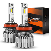 SEALIGHT front view of H11 bulb showing compact design and bright output