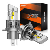 SEALIGHT front view packaging showing the twin H4 bulbs and benefits
