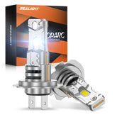 SEALIGHT front view of two H7 bulbs showing compact design and bright output