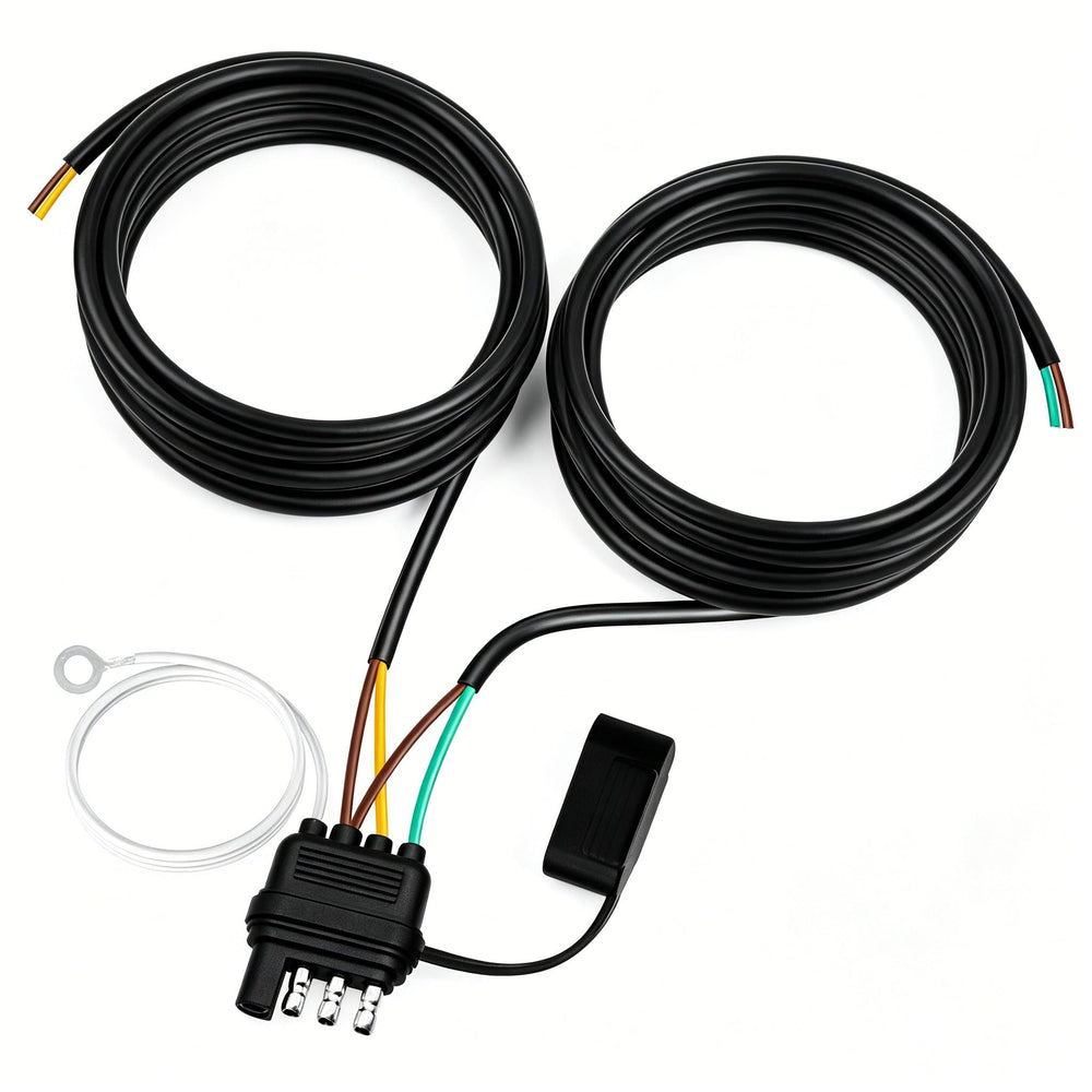 Seamaka front 4-way flat plug showing secure connection and easy hookup