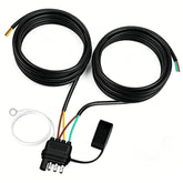 Seamaka front 4-way flat plug showing secure connection and easy hookup
