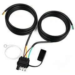 Seamaka front 4-way flat plug showing secure connection and easy hookup