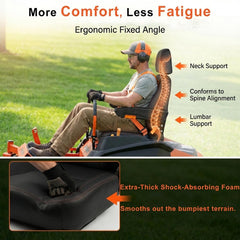 SEATIN side profile with adjustable armrest and headrest for posture