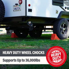 SECURITYMAN close-up of chock surface and 20 holes showing traction and durability