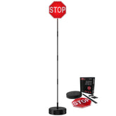 SECURITYMAN front view of 7" LED stop sign showing clear parking cue and bright visibility