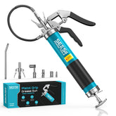 Seesii front view of 14oz grease gun kit showing components and ready-to-use convenience