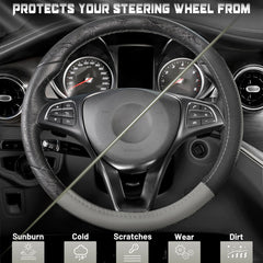 SEG Direct installed on car steering wheel demonstrating updated cabin appearance
