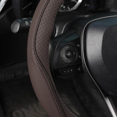 SEG Direct installed on a steering wheel demonstrating improved control and comfort