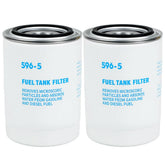 SEGULER front view of two 596-5 canisters showing fit and finish, easy replacement benefit