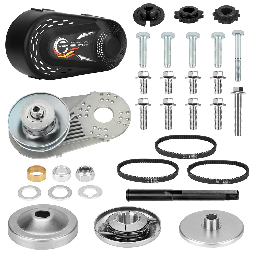 SEHNSUCHT front assembled kit showing all components and quick-fit benefit