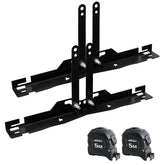 SEKAM front view solid toe plates showing rigid base and precise edges
