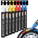SELEAD front packaging showing eight tire markers and color variety for durable markings