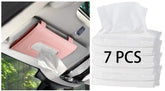 SEMBEM pink visor tissue holder front view showing compact design and neat look