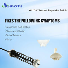 Semzohc rod end attachment detail showing durable connectors for reliable tub mounting