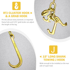 SENKEYFE 15-inch J hook detail illustrating deep-frame fitment benefit