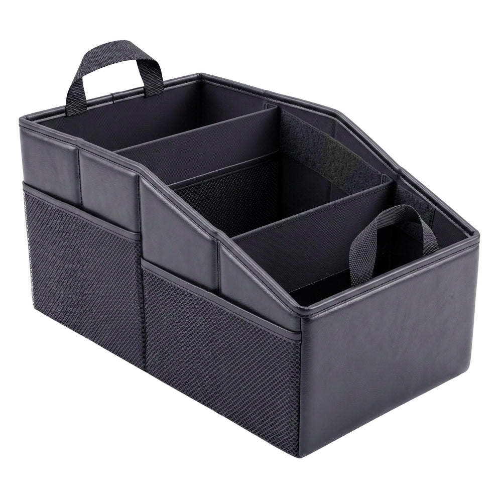 SenronKalm front view of organizer showing structured frame and compartments for easy access