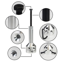 Sensible Products detail of four pull rods delivering balanced pressure to protect blades