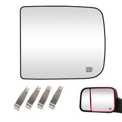 Senzeal driver-side front view showing mirror shape and fit benefit