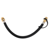 SeSicWe front view of flex drain hose showing shape and fit benefit