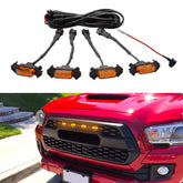 SEVEN SPARTA front grille assembly showing four amber LED lights and fitment benefit