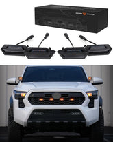 SEVEN SPARTA front grille LED lights installed showing exact fit and style benefit