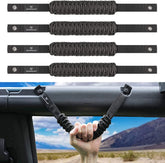 SEVEN SPARTA front handle mounted on Bronco roll bar for easier entry