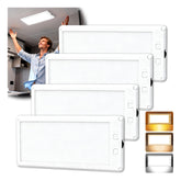 SFNN front view of four 12-inch LED panels showing clean modern design and bright output