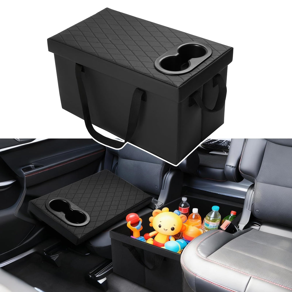 Shademax front view showing organizer shape and storage access benefit