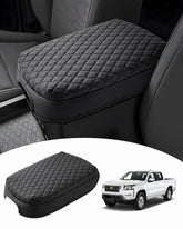 Shademax front view of console cover showing snug OEM-like appearance and protection