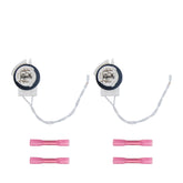 Sheisor front DRL socket pair packaging showing connectors and seals for easy replacement