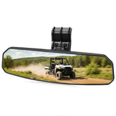 SHEJISI front-mounted mirror showing wide rear view and improved safety