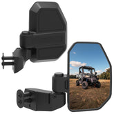 SHEJISI front-mounted mirror on Polaris Ranger showing improved rear view