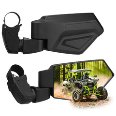 SHEJISI front view of UTV mirror showing wide field and rugged design