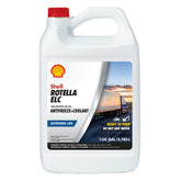 Shell Rotella front label on 1 gallon container showing product and benefits
