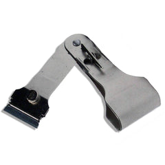 Sherco-Auto 8" metal scraper front view showing compact durable body and locking feature