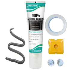 SHIELDOM grey tube front view showing label and squeeze tip for easy application
