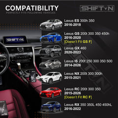 SHIFTIN top carbon fiber pattern detail adding sporty visual appeal