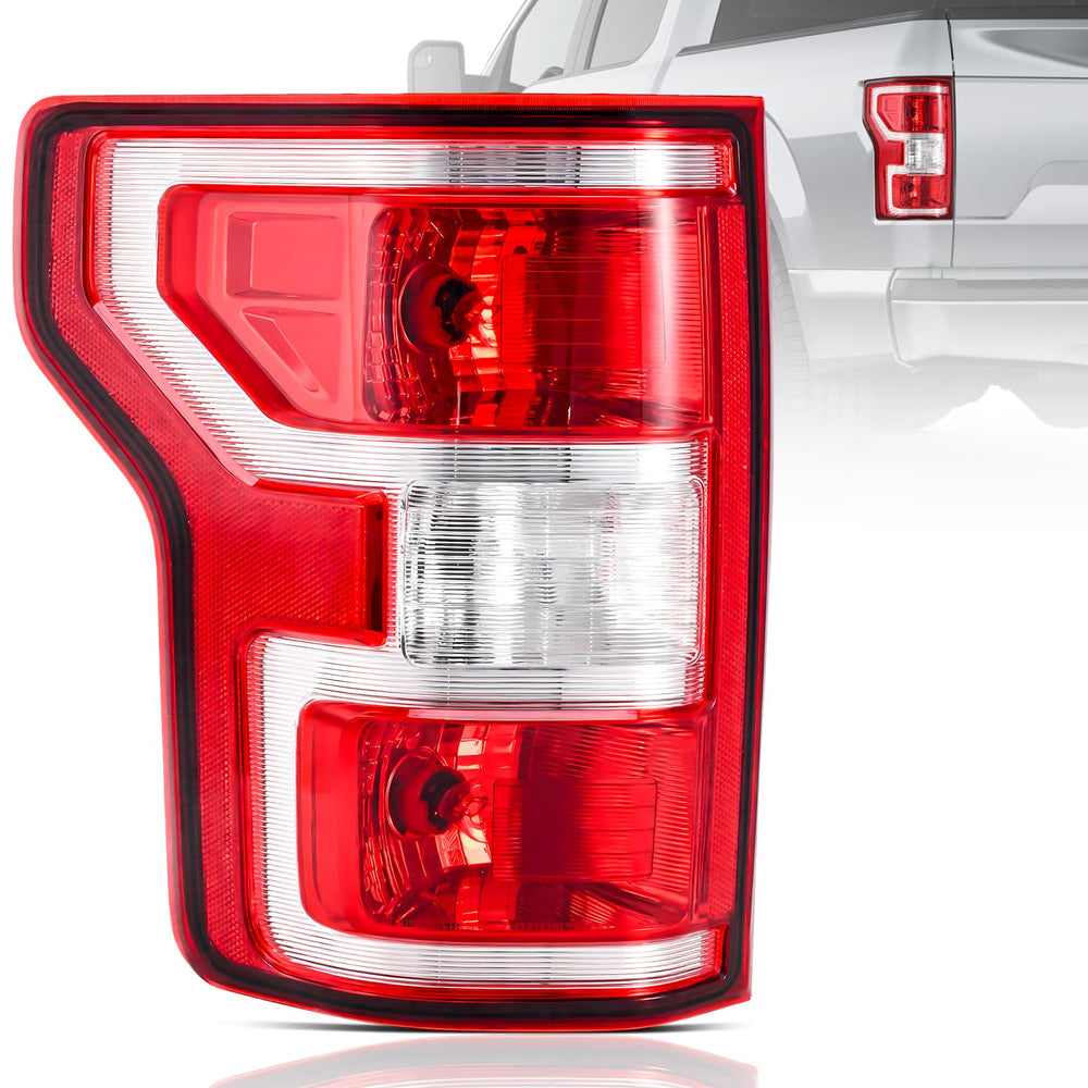 SHINEHOME left tail light front view showing fit and restored appearance