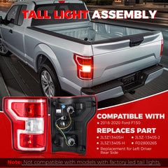 SHINEHOME left tail light side profile showing contour and improved visibility